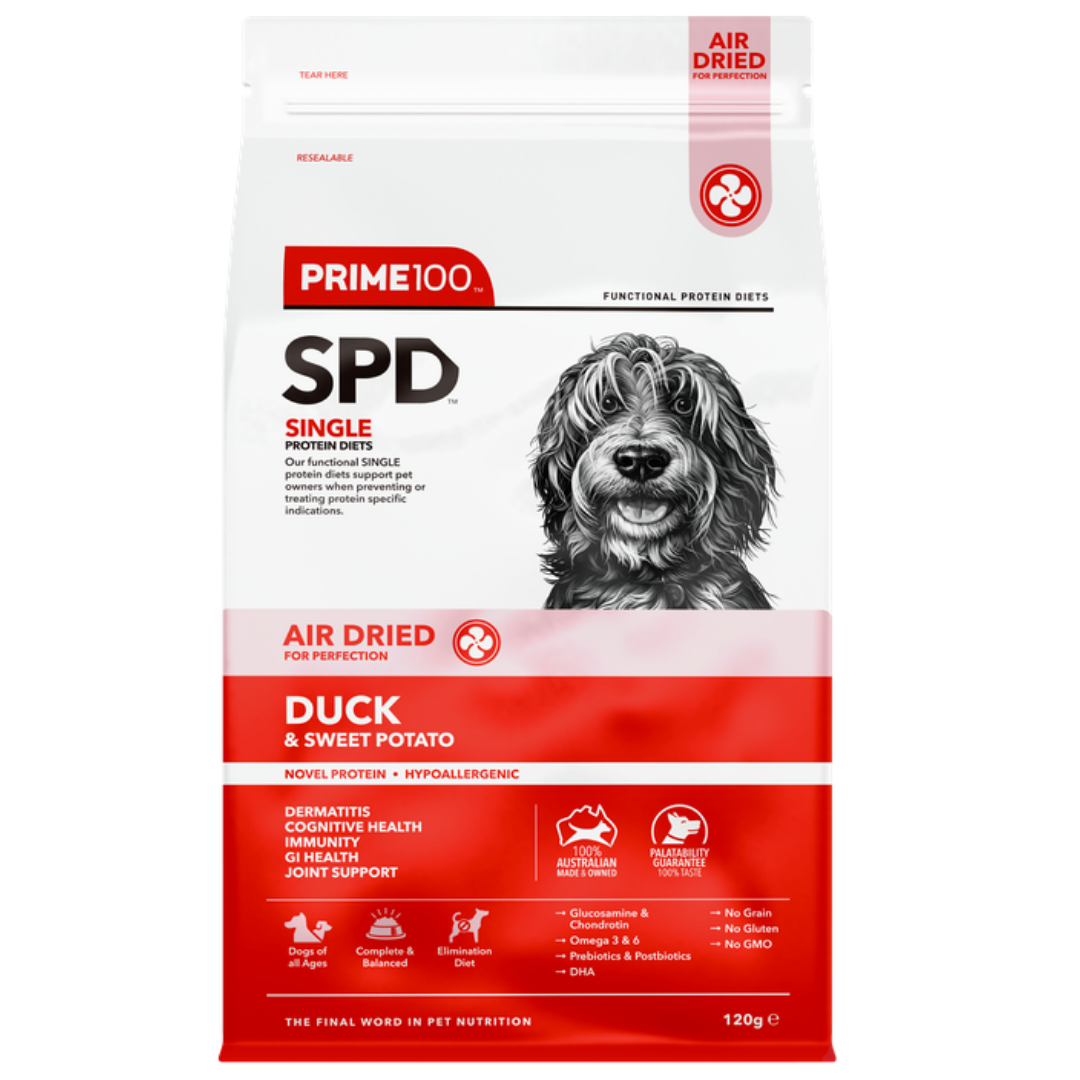 Prime100 Air Dried Duck & Sweet Potato (120g)