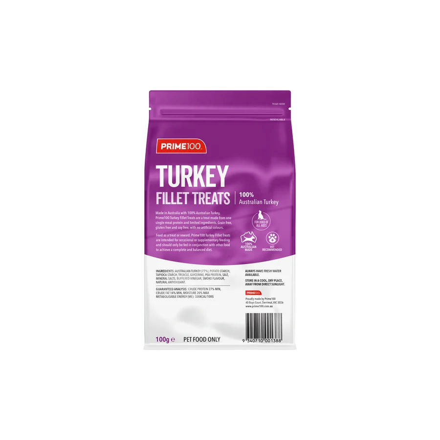 Prime100 Turkey Fillet Treat (100g)