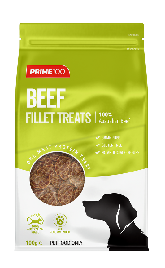 Prime100 Beef Fillet Treat (100g)